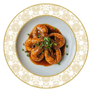Shandong Braised Prawns In Oil